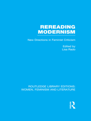 cover image of Rereading Modernism